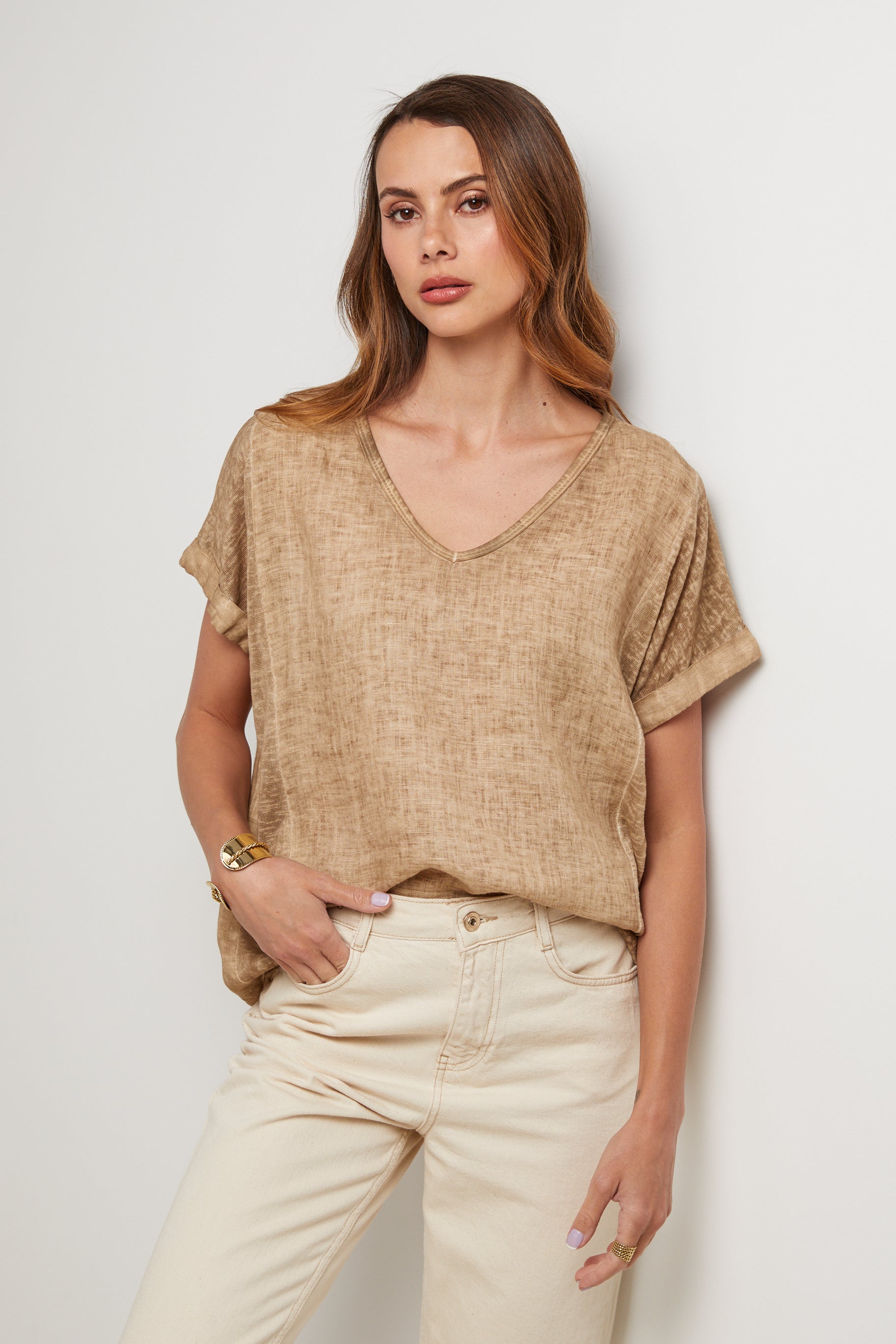 Top - Camel - Women