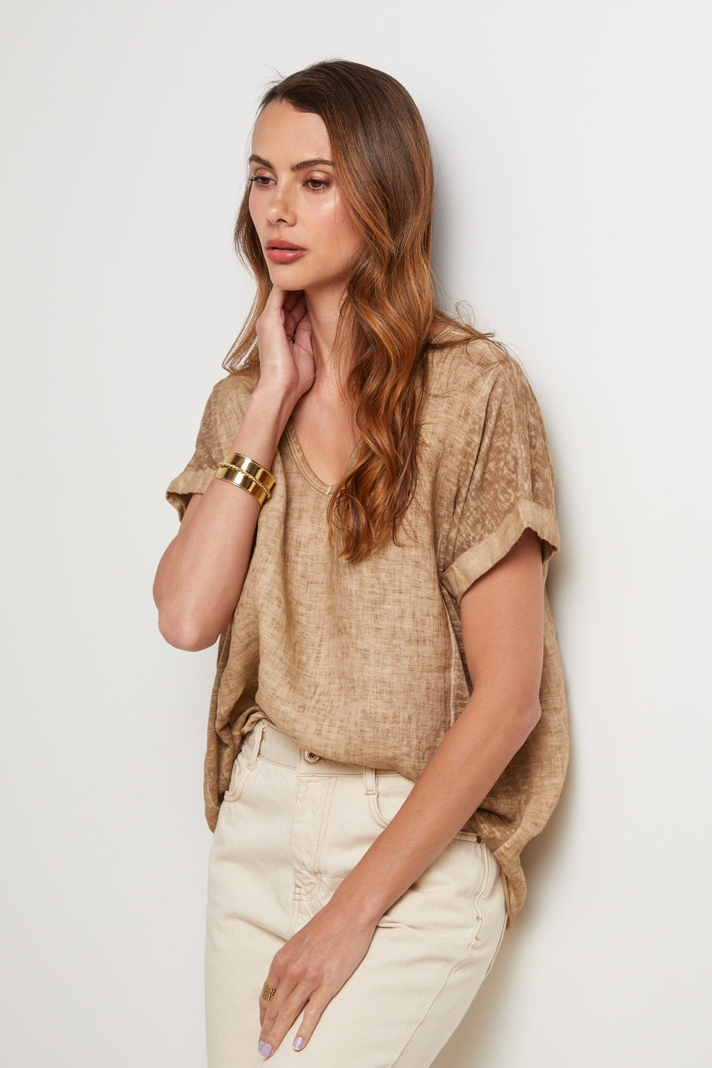 Top - Camel - Women