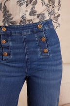 Denim-Hose Oxan - Dunkles Indigo