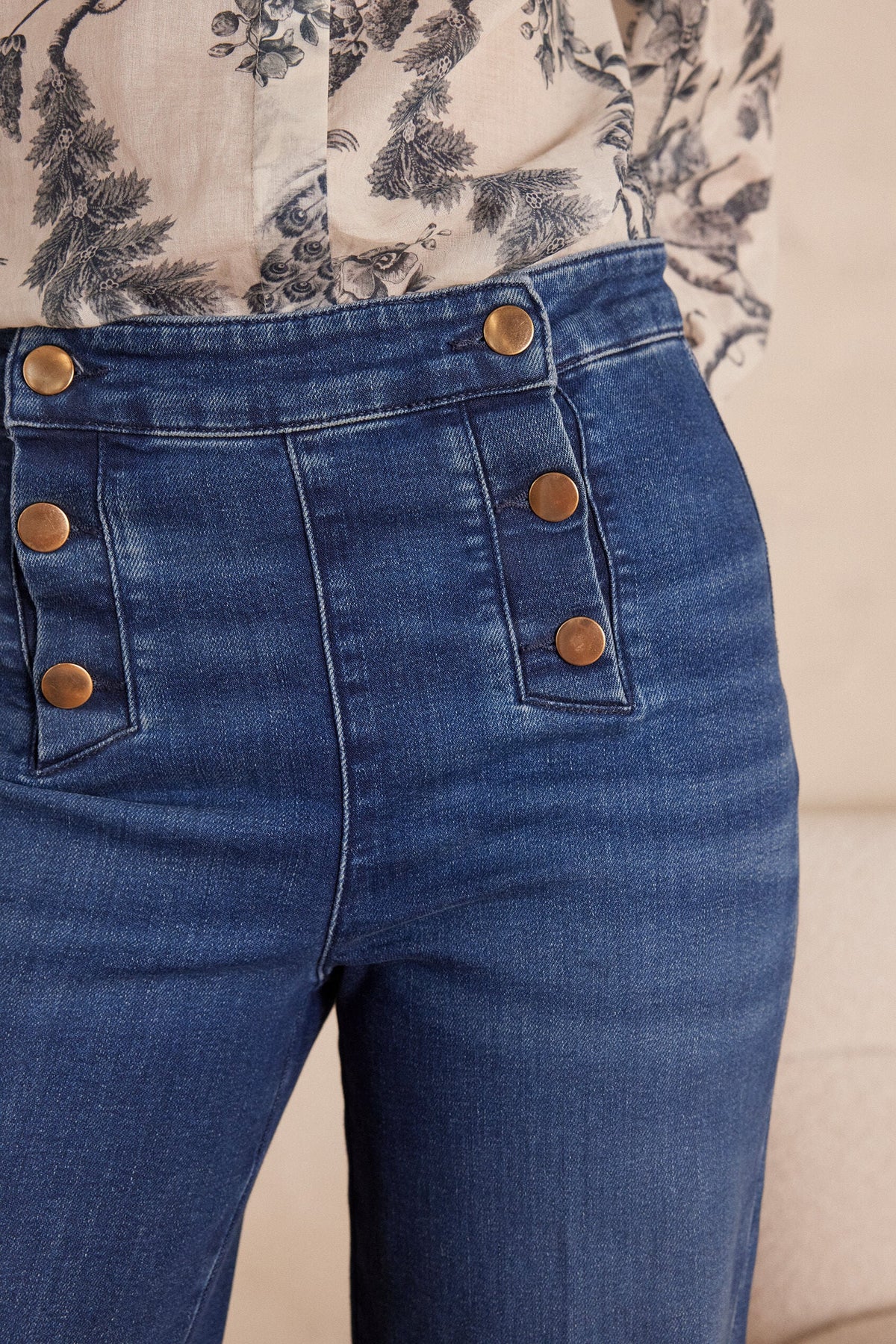 Denim-Hose Oxan - Dunkles Indigo