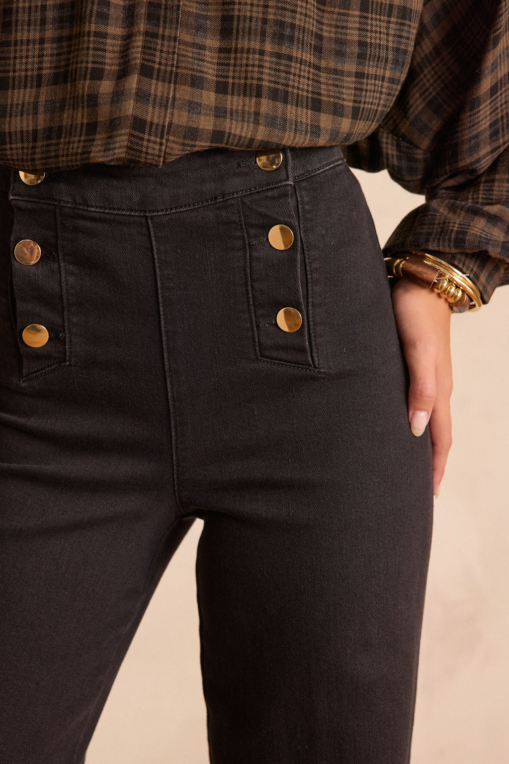 Spodnie Jeansowe Oxan Denim - Czarny