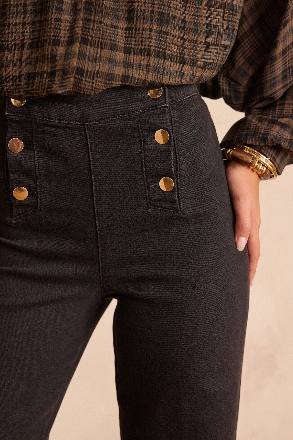Spodnie Jeansowe Oxan Denim - Czarny