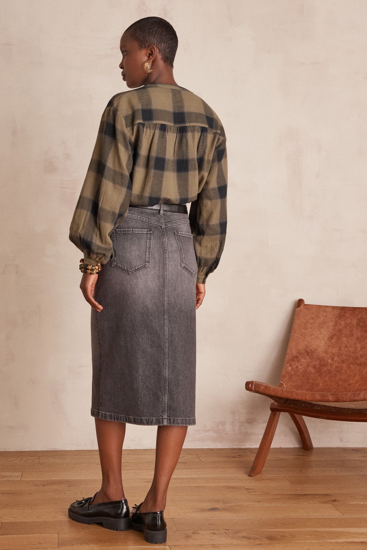 Flou Birdy Denim - Chine Clair