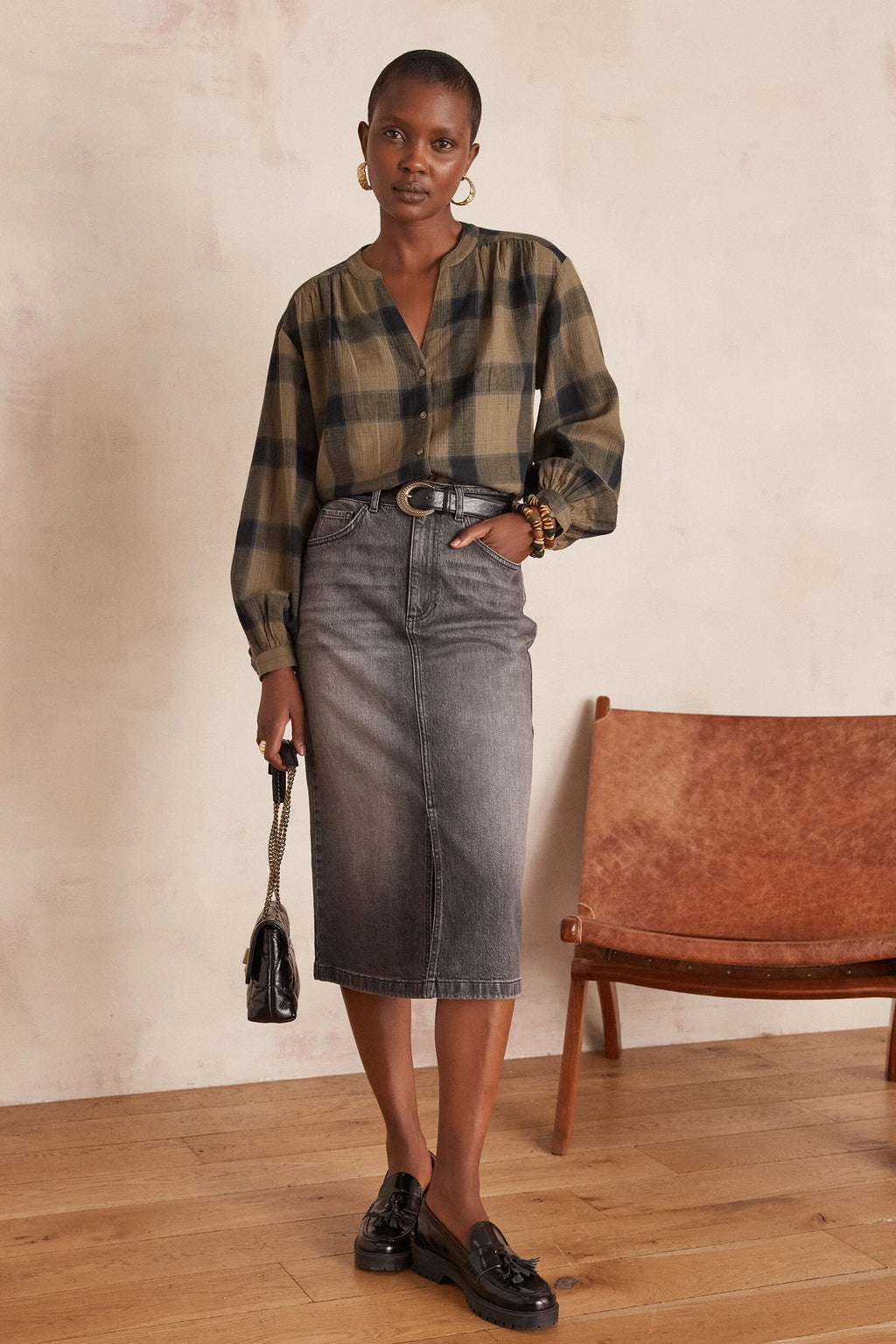 Flou Birdy Denim - Chine Clair