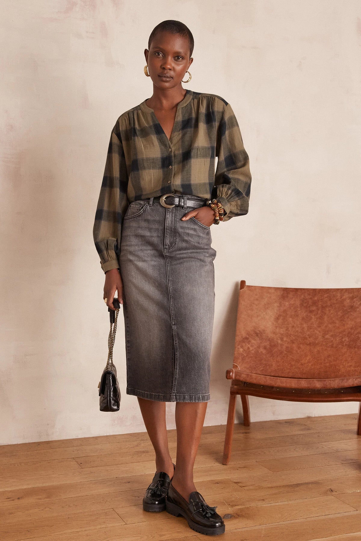 Flou Birdy Denim - Chine Clair