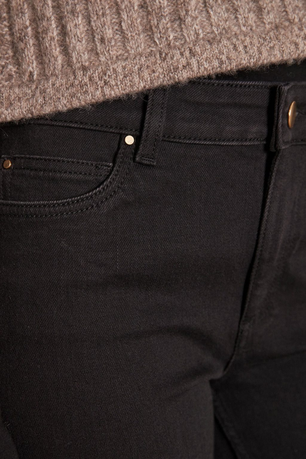 Lou Slim-Fit Broek - Zwart