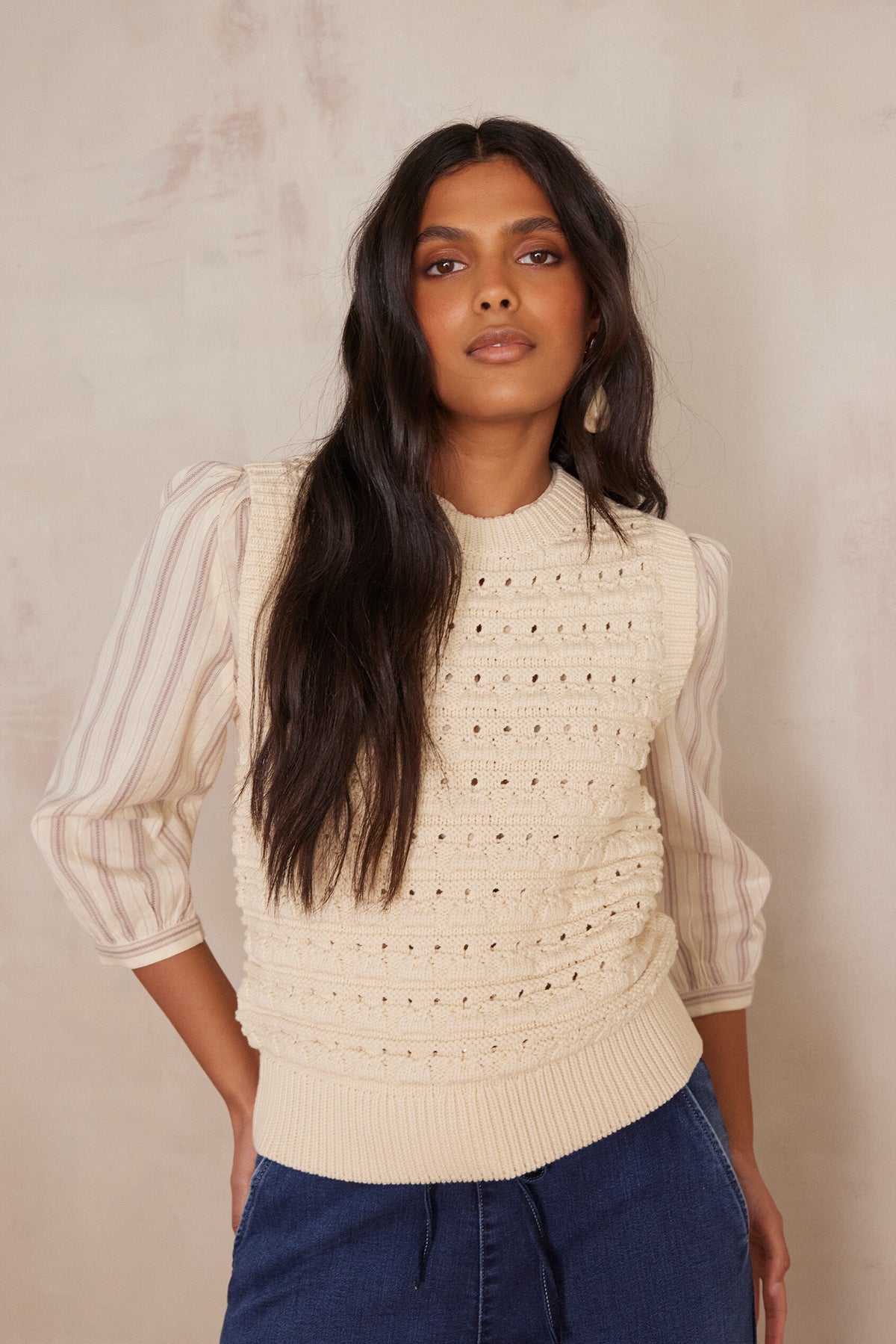 Sweter Bianca - Kremowy