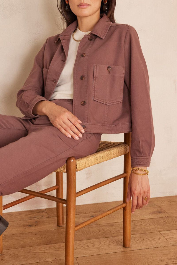Blouson Castille Surteint - Chocolat