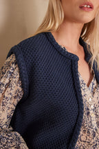Gilet/Cardigan Betsy - Encre