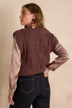 Balkis sweater - Aubergine