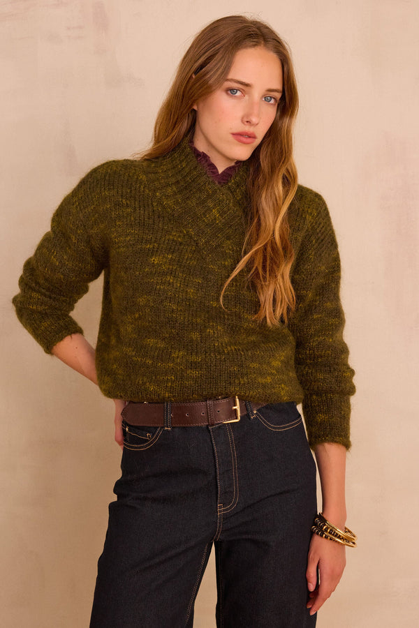 Sweter Bronson – Oliwkowy