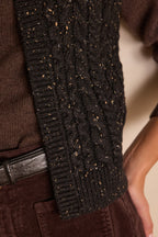 Strickjacke/Cardigan Bixente Bis - Schwarz