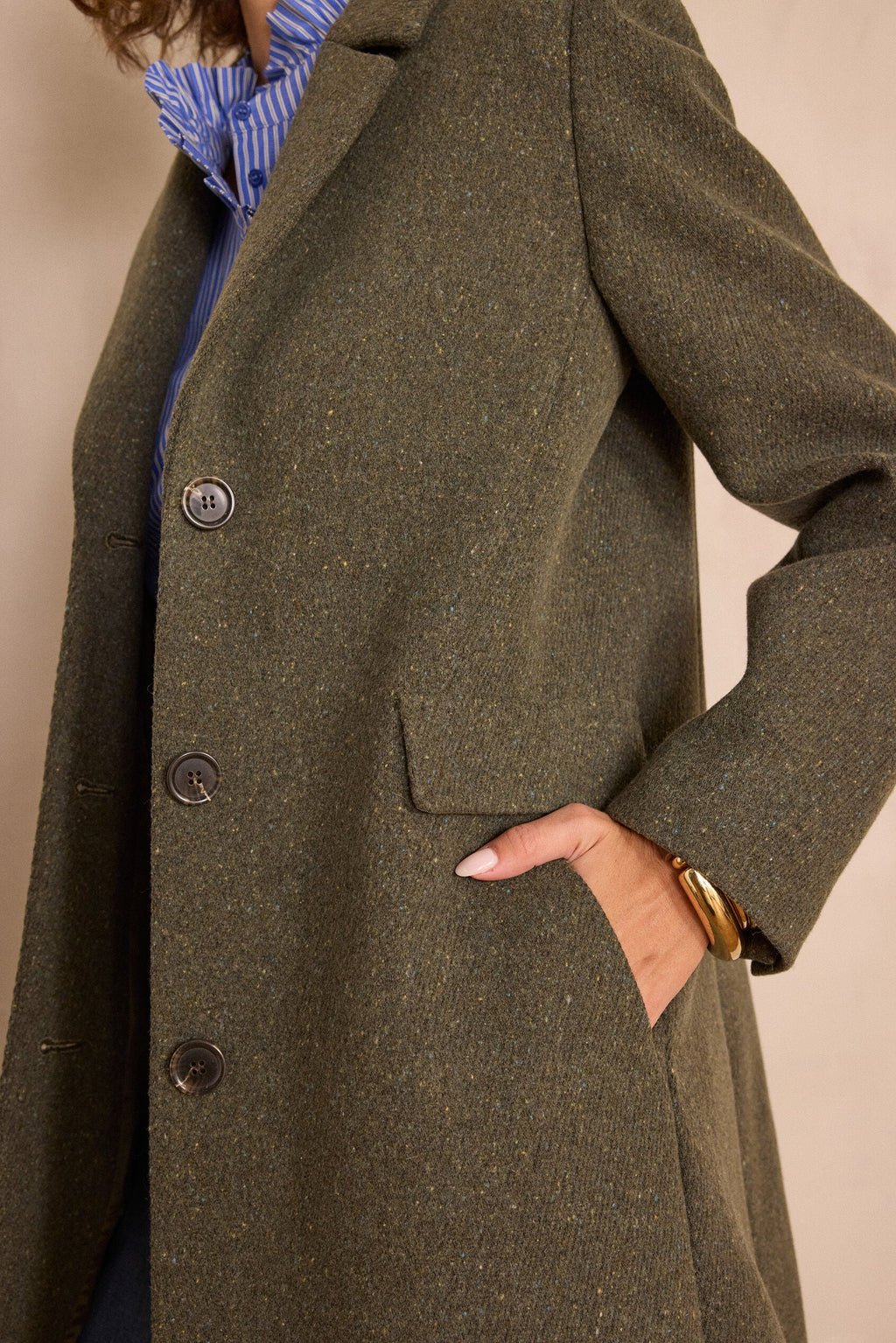 Manteau Anabelle - Kaki