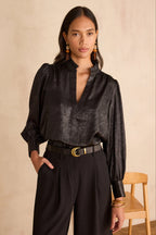 Blus Beth Foil - Svart