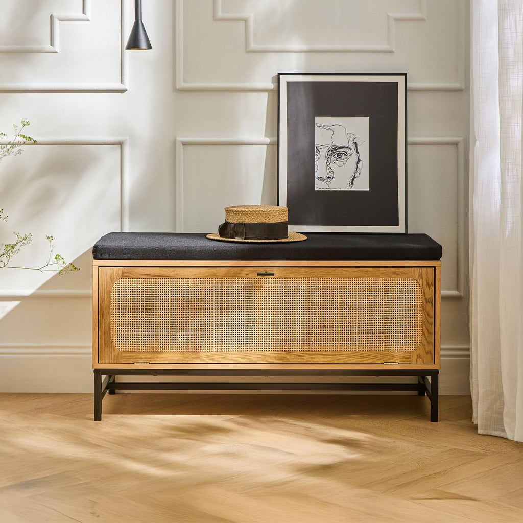 Jaya - Storage Bench - Rattan
