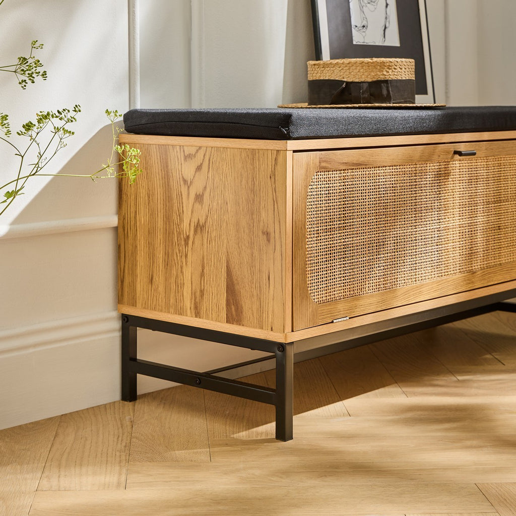 Jaya - Storage Bench - Rattan