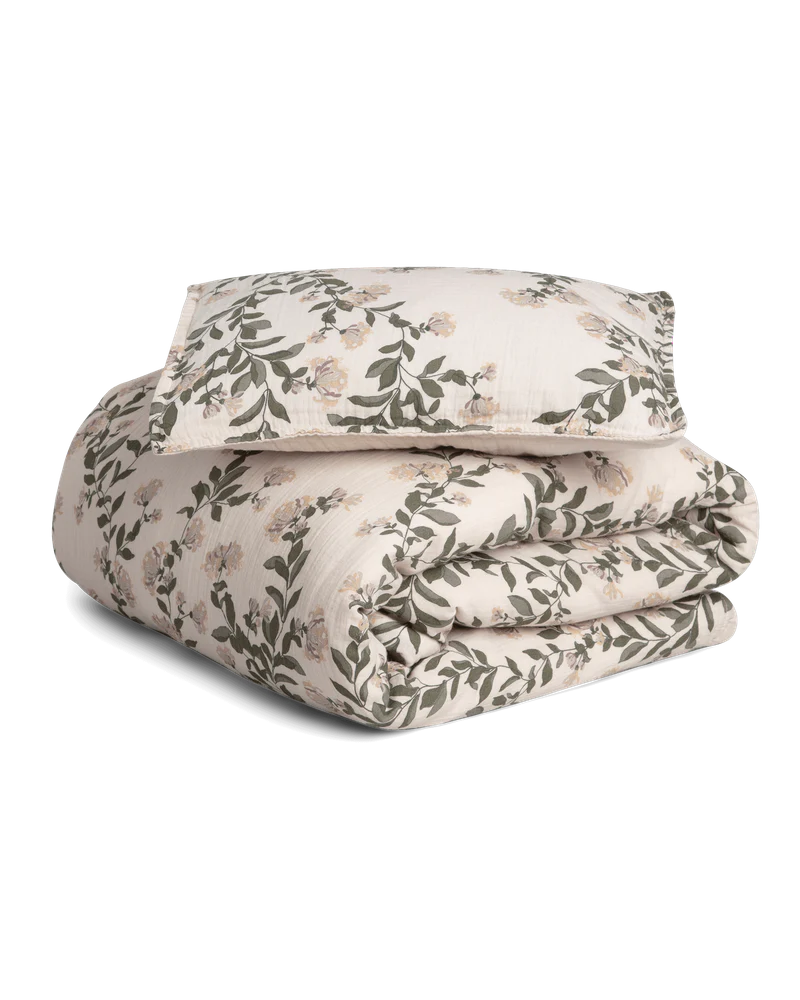 Muslin Bedding Set - Junior - Honeysuckle