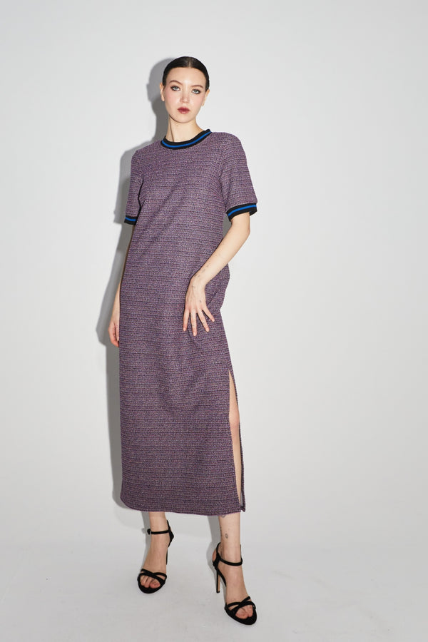 The Annalisa Dress In Multicolor Knit