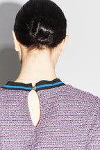 The Annalisa Dress In Multicolor Knit
