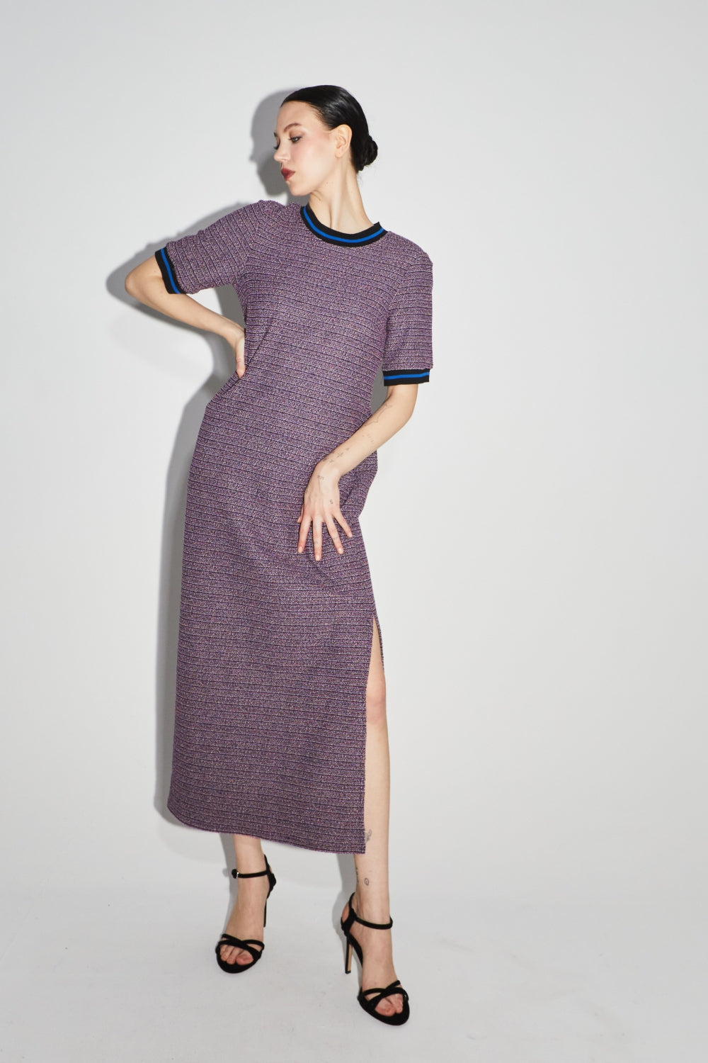 The Annalisa Dress In Multicolor Knit