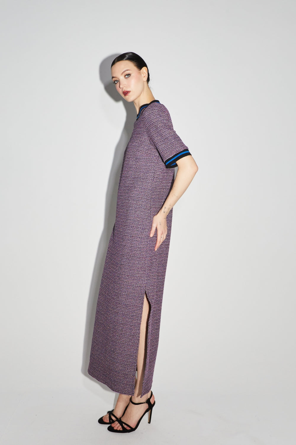 The Annalisa Dress In Multicolor Knit
