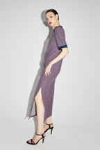 The Annalisa Dress In Multicolor Knit