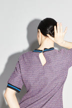 The Annalisa Dress In Multicolor Knit