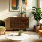 Alix - Sideboard - Dunkelbraun/Schwarz