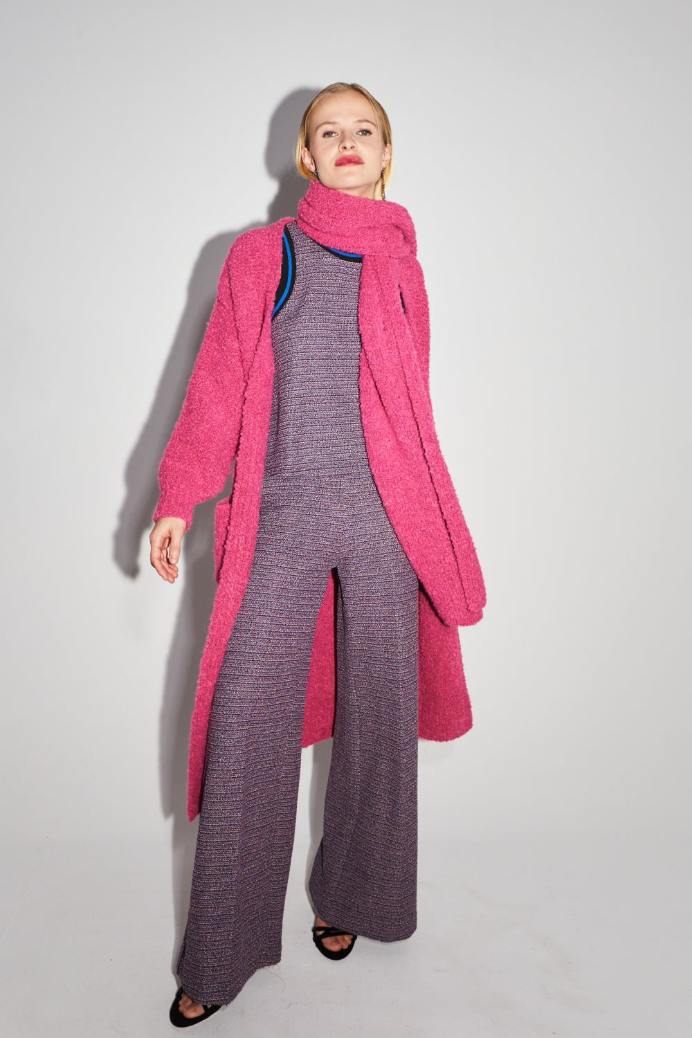 Cardigan Esme Bouclettes - Lyserød