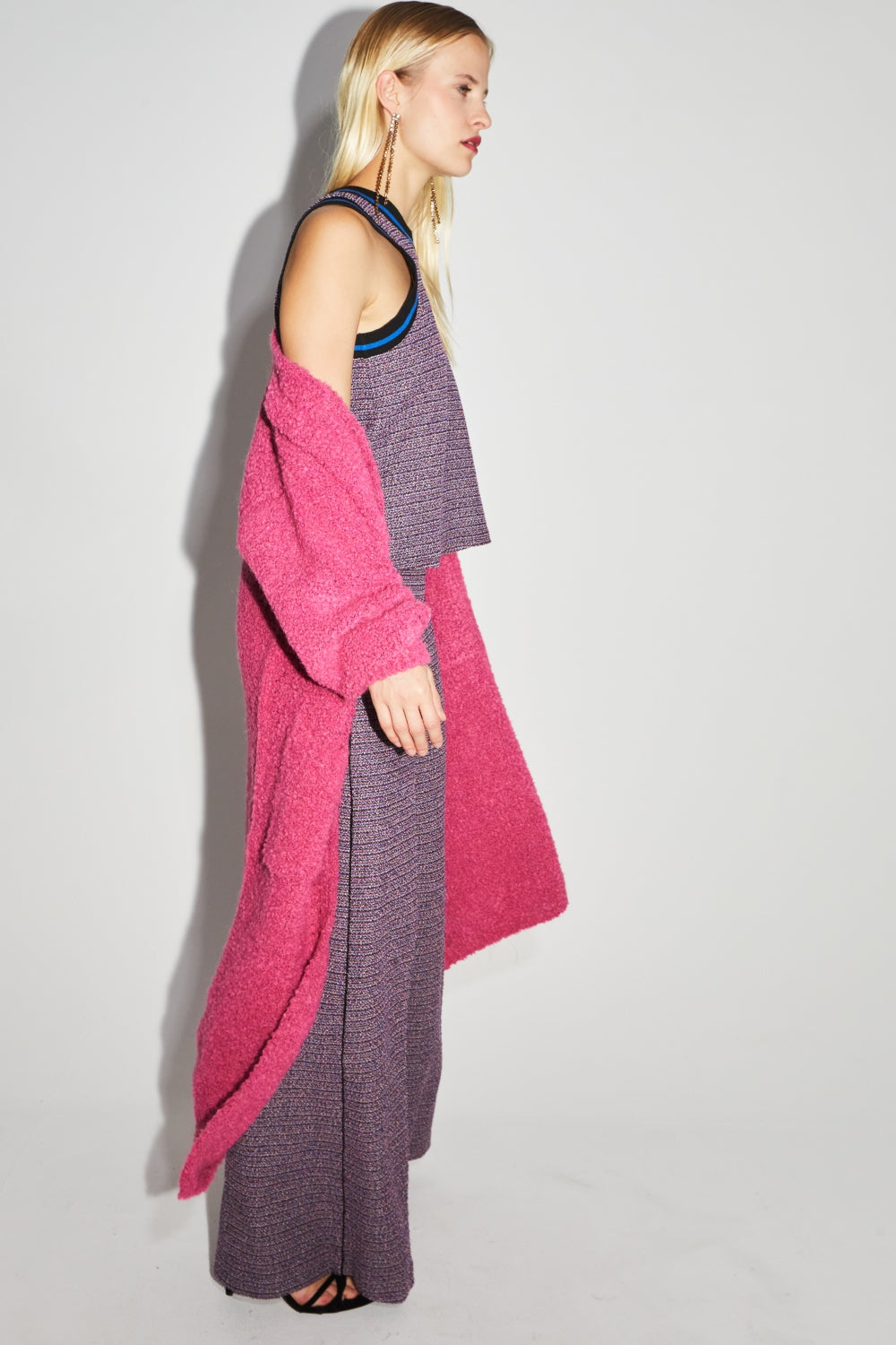 Cardigan Esme Bouclettes - Lyserød