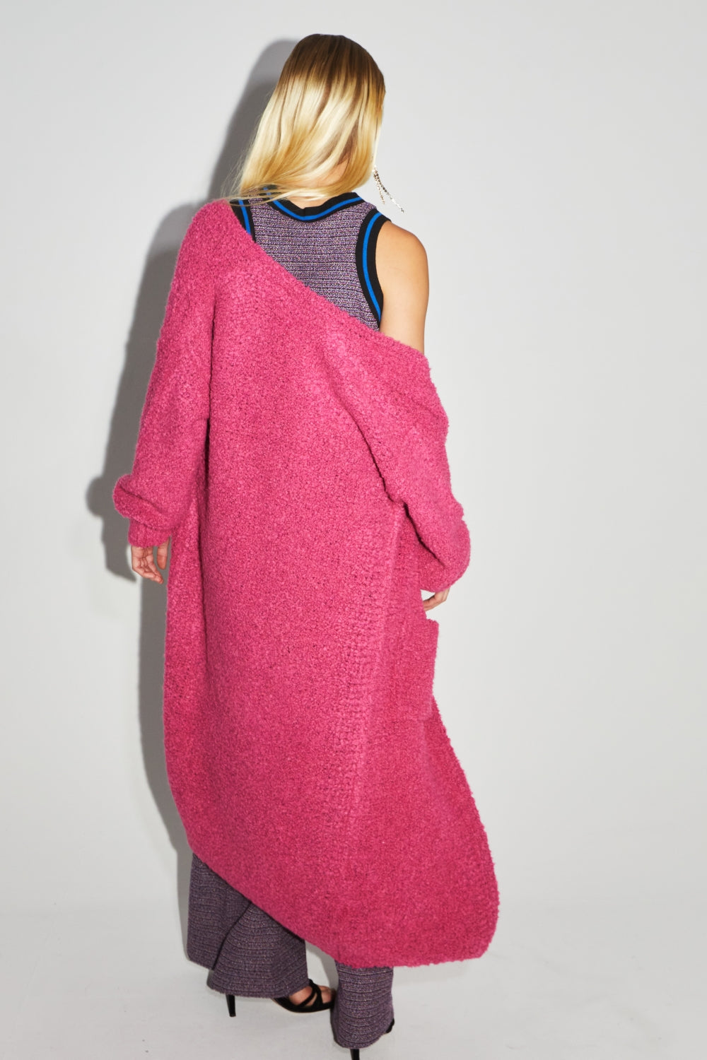 Cardigan Esme Bouclettes - Lyserød