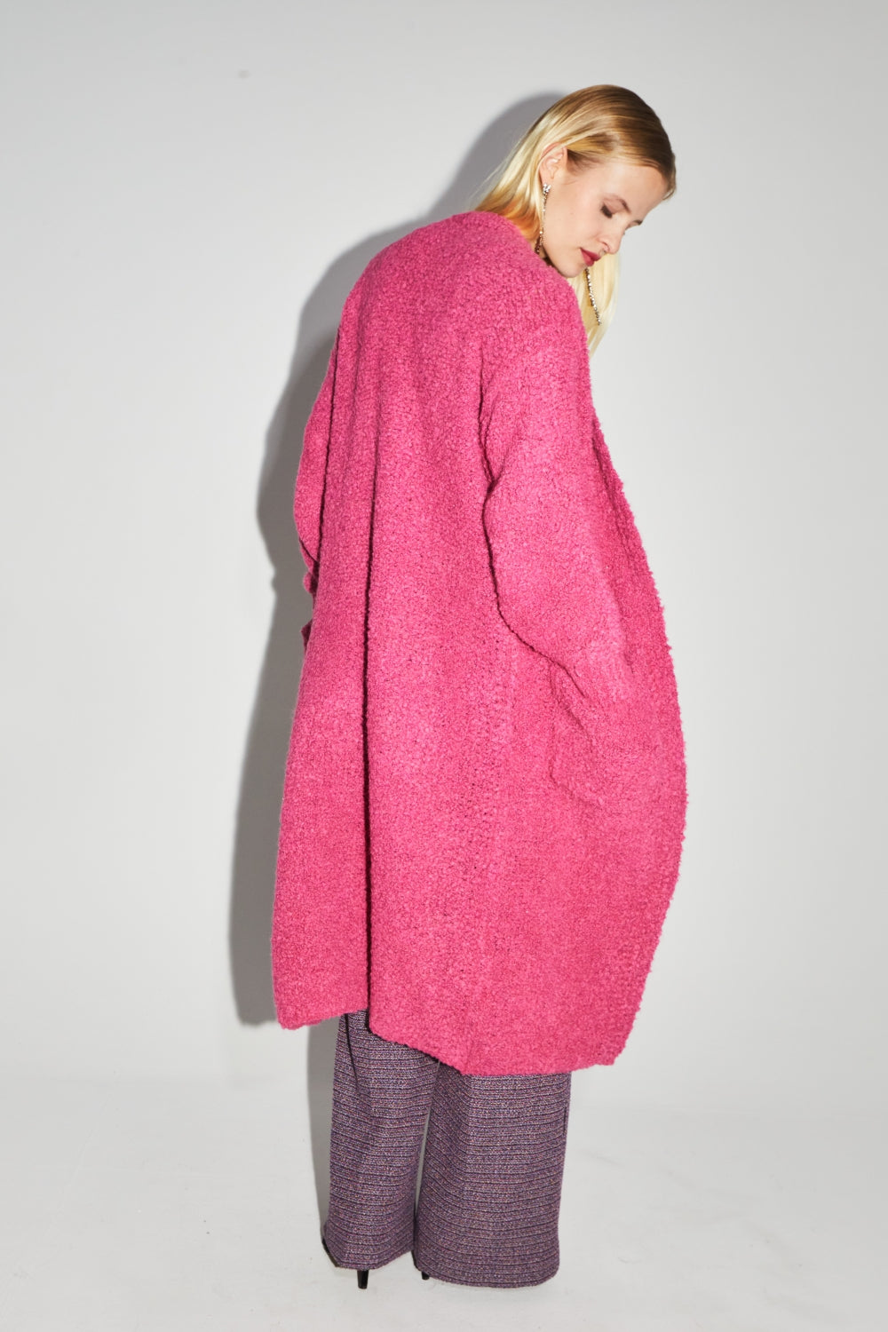 Cardigan Esme Bouclettes - Lyserød