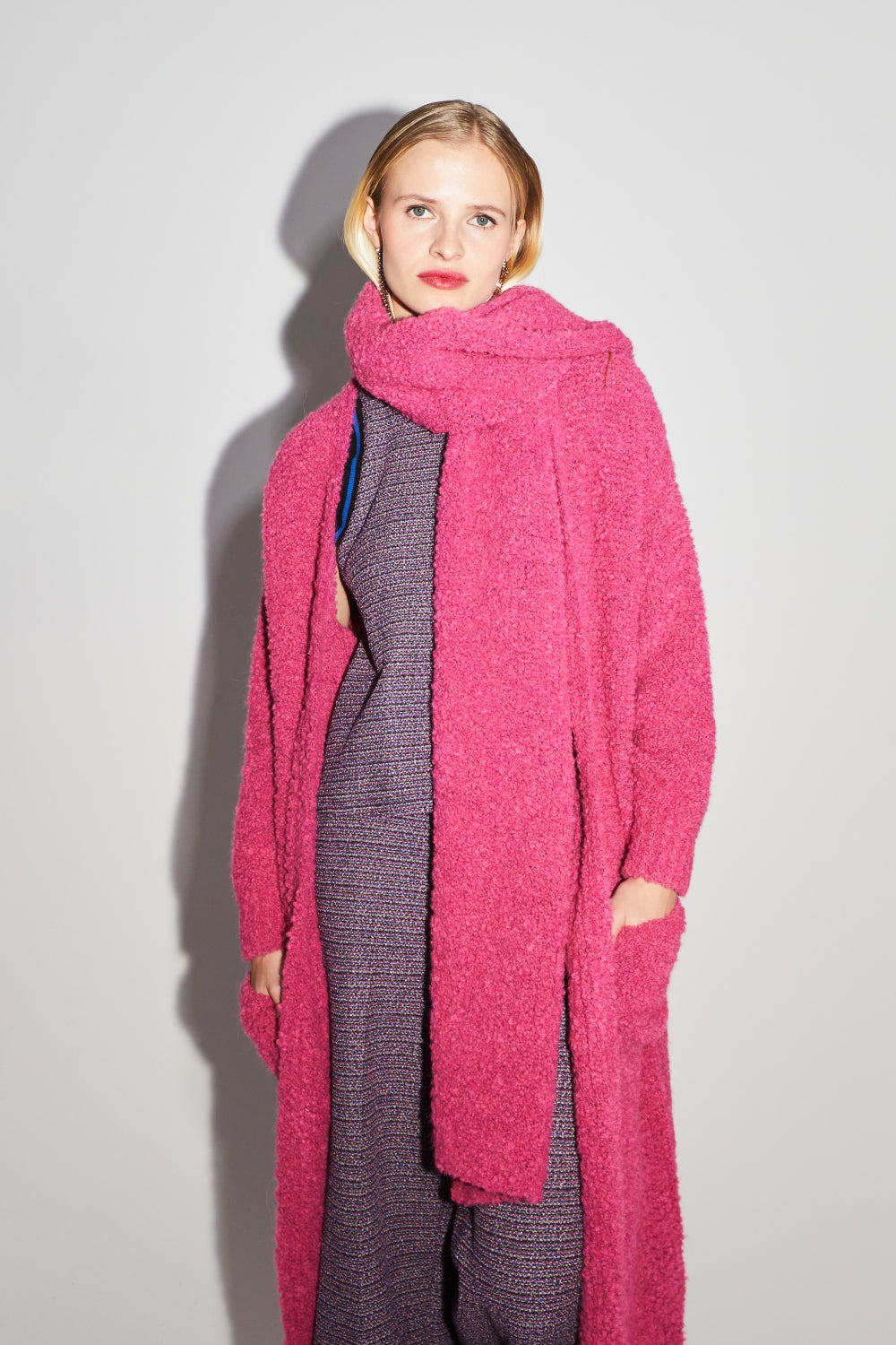 Cardigan Esme Bouclettes - Lyserød