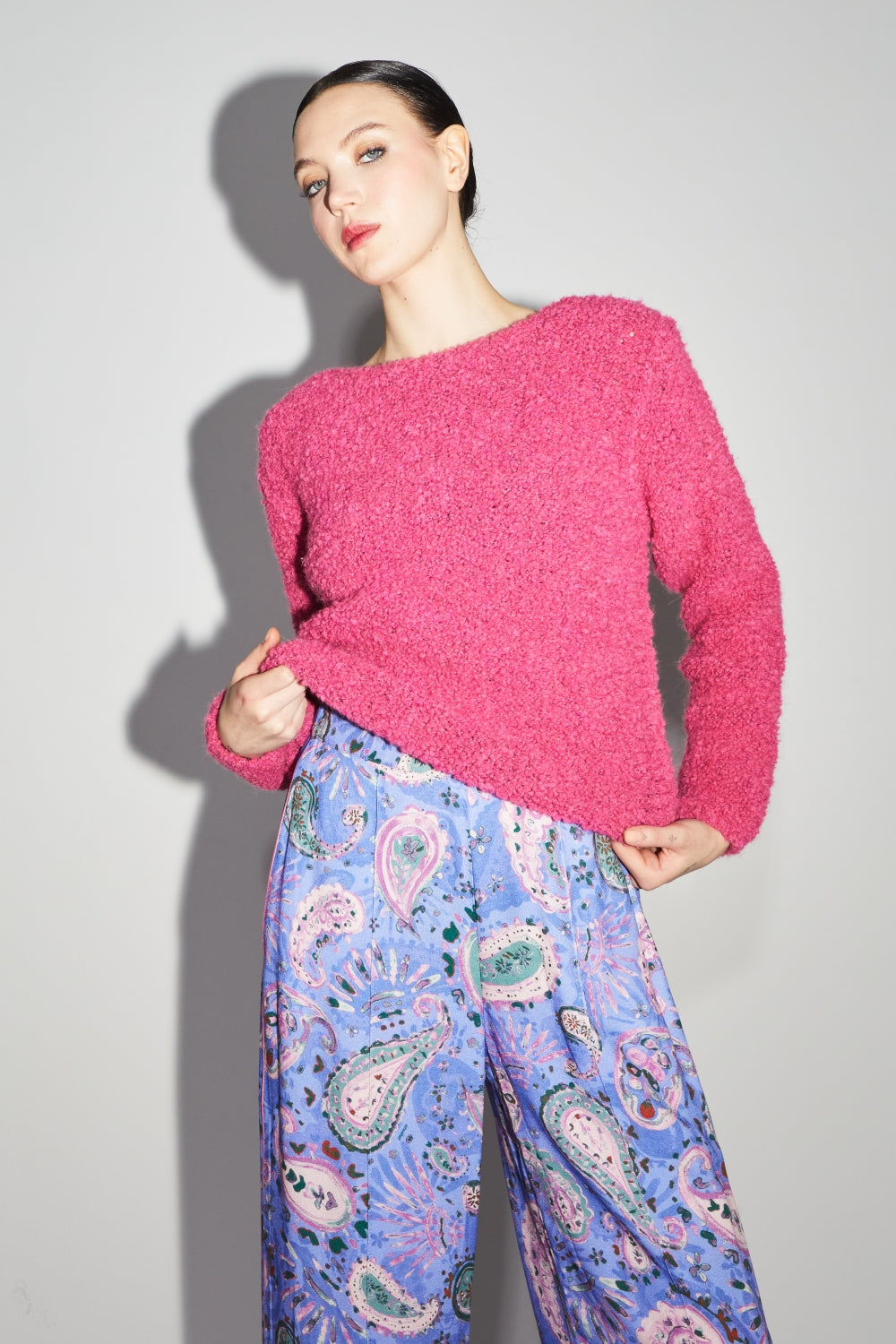 La Maille Gabrielle Bouclettes Rosa
