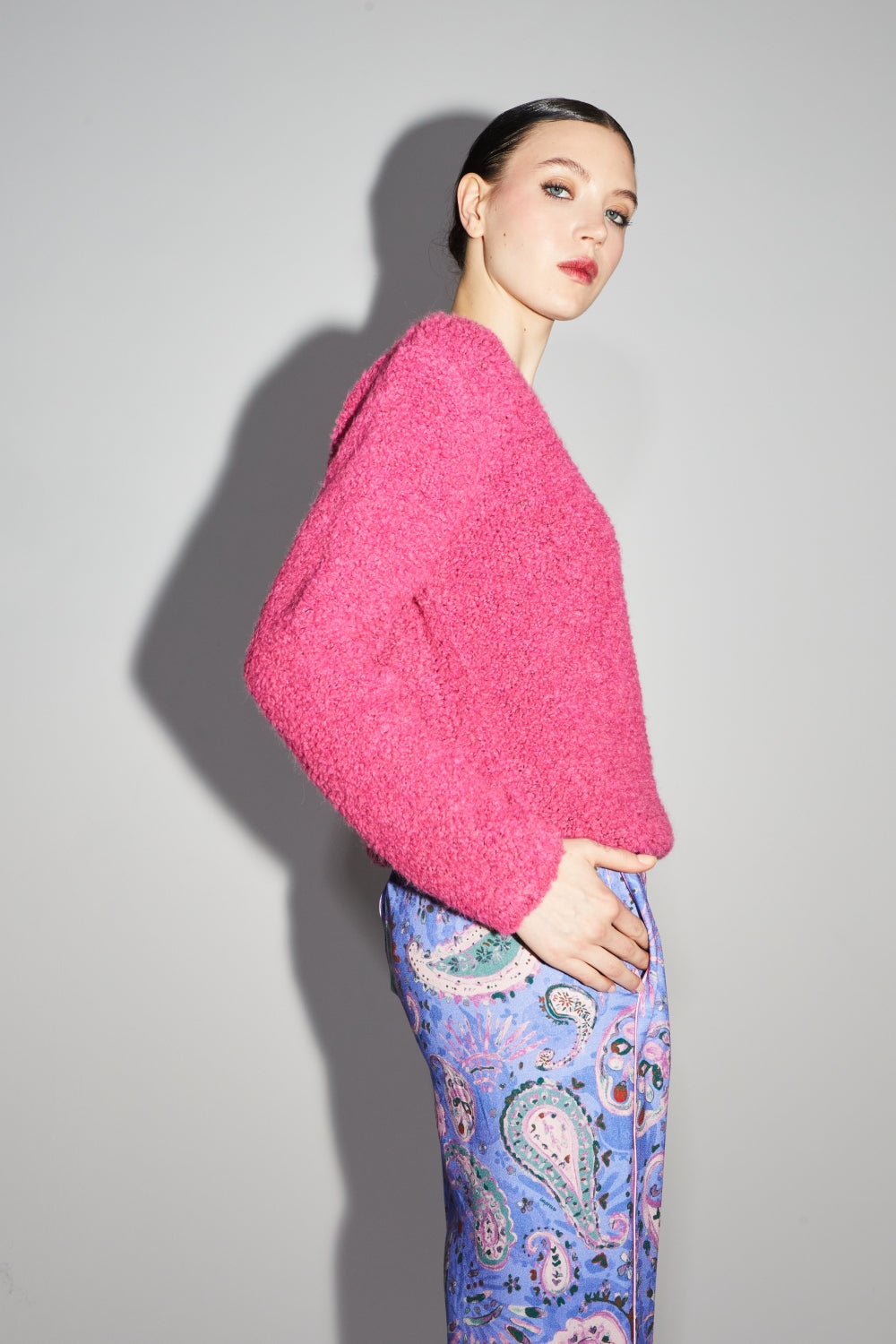 La Maille Gabrielle Bouclettes Rosa