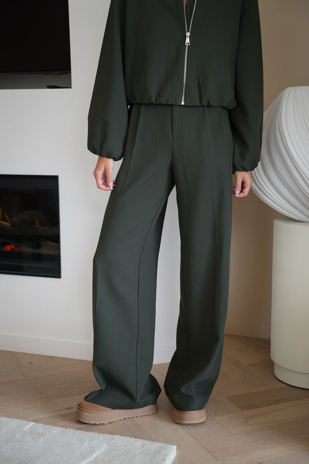 Pantalon Droit Armand - Vert