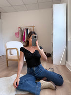 Top Carla Noir