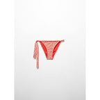 Braguita Bikini Clásica Floral - Red