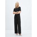 Combinaison Tweed Manches Courtes - Black