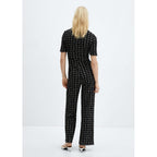 Mono Tweed Manga Corta - Black