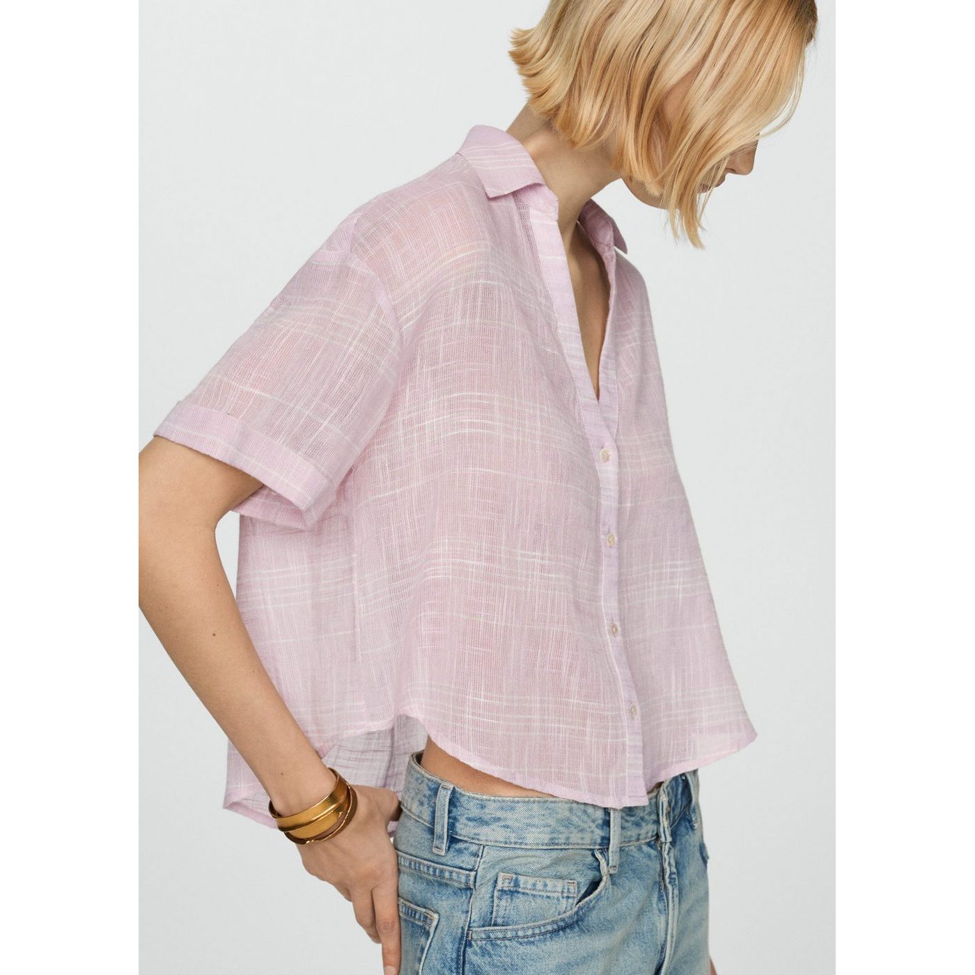 Coconut Blouse - Pastel Pink