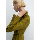 Robe Cache-Coeur Noeud - Khaki