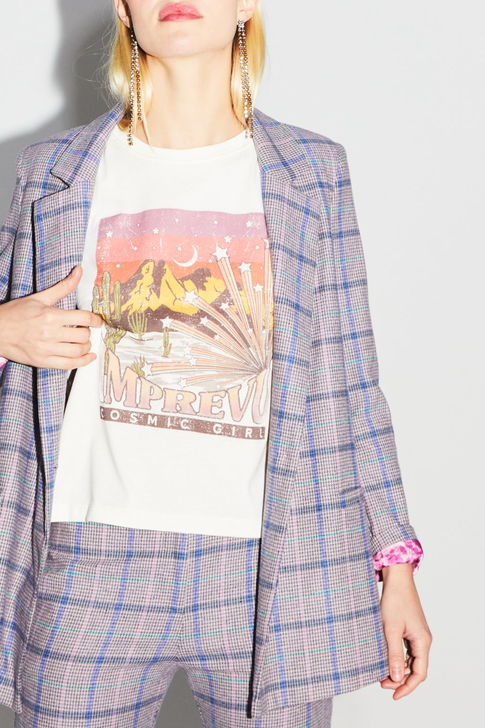The Jimmy Tartan Pink Blazer