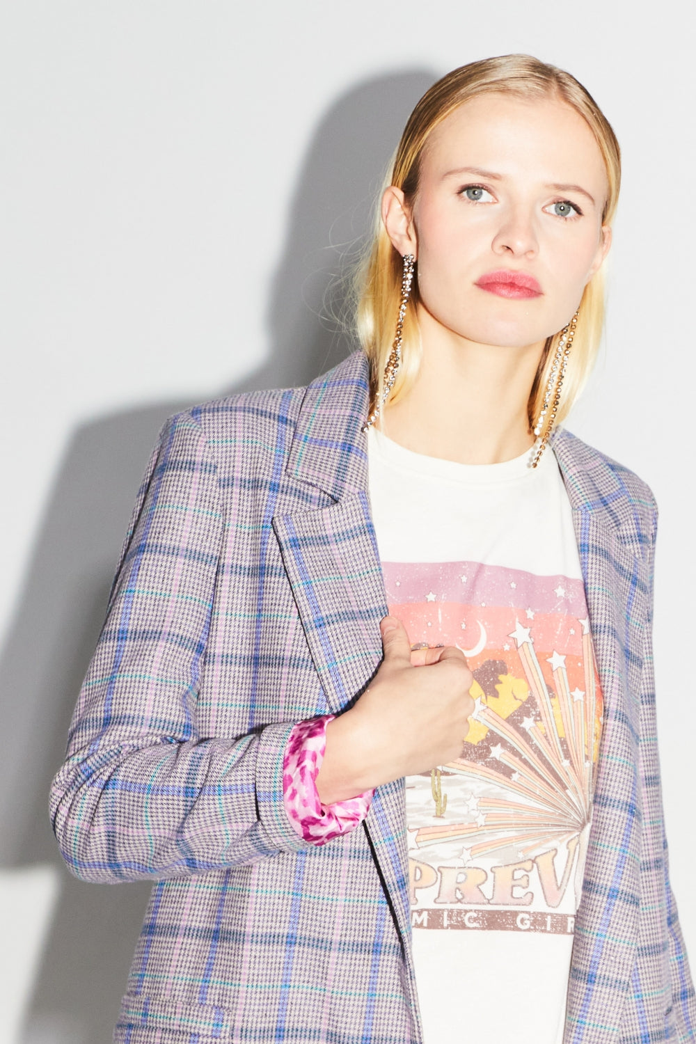 The Jimmy Tartan Pink Blazer