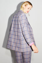 The Jimmy Tartan Pink Blazer