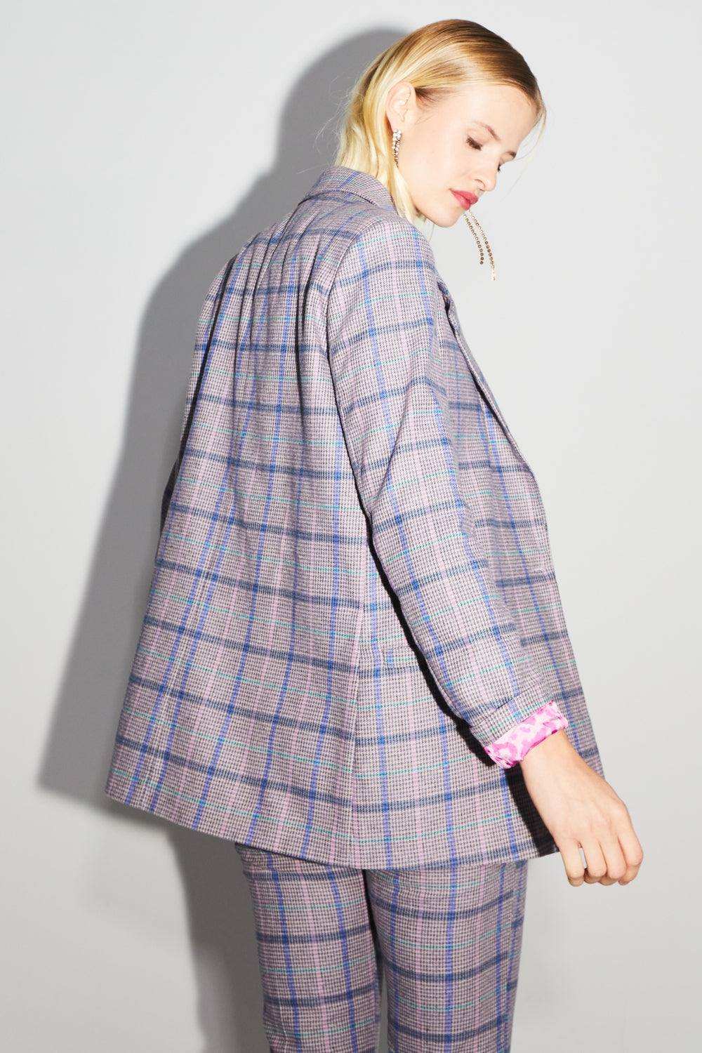 The Jimmy Tartan Pink Blazer