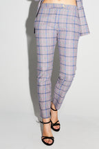 Los pantalones de tartán rosa Silvana