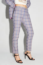 Los pantalones de tartán rosa Silvana