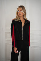 Chaqueta con cremallera Fantine - Negro