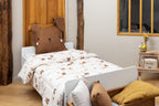 Edredón Estampado + Funda(s) De Almohada - Algodón Estampado - Pompón
